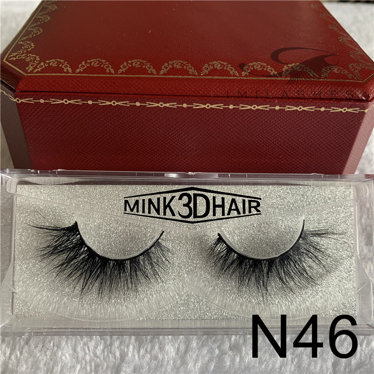 False eyelashes manufacturer wholesale natural 3d mink eyelashes